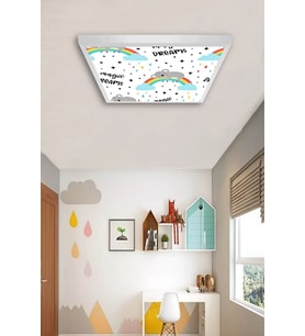Magic Dreams-bebek Koola-bebek Odası Avize-60cmx60cm-54watt-led-çoçuk Odası Avize Modelleri-hd Tavan