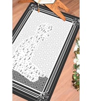 EVDEYA Dijital Baskılı Namaz Kılan İnsan Figürlü Namazlık Seccade 70x130, SECCADE-38-GRİ, (Gri)