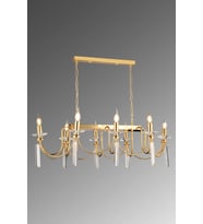 Kontes 8'Li Yemek Masası (Gold)