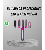 5’I 1 Arada Saç Şekillendirici Set Kuaför Düzeyinde Ergonomik Tasarım - Lisinya