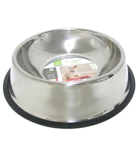 NUNBELL ÇELİK MAMA KABI 22cm (Gri)