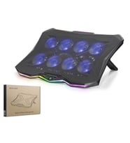 Laptop Soğutucu 8 Fan Rgb - Siyah DCXAA3