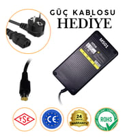 Clevo M980NU ile Uyumlu Notebook Adaptör Şarj Cihazı (Siyah)