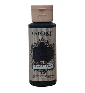 Cadence Style Matt Fabric Kumaş Boyası F-630 Siyah 