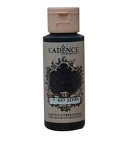 Cadence Style Matt Fabric Kumaş Boyası F-630 Siyah 