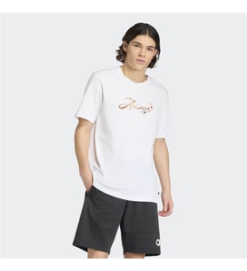 Adidas M Cafe Scrıpt T Beyaz Erkek T-Shirt KB2503