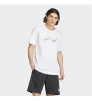 Adidas M Cafe Scrıpt T Beyaz Erkek T-Shirt KB2503
