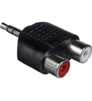 1 Stereo Erkek 2 Rca Dişi Çevirici 5 adet