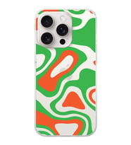 PrintiFy Apple iPhone 15 Pro Max Uyumlu Renkli Desen Tasarımlı Slim Fit Şeffaf Silikon Kılıf