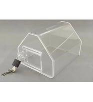 Şeffaf Tipbox Bahşiş Kutusu 15x10xh11cm
