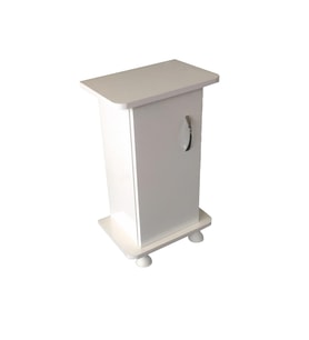 Kanki Pet 38 Cm MDF Akvaryum Sehpası Beyaz 38x26x67 Cm