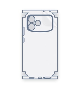 SChitec OPPO A6s Pro 5G (China) Uyumlu Fullbody Arka Kaplama Hidrojel Koruyucu Film