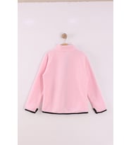Monox Çocuk Unisex Parmak Geçmeli Polar Ceket (Pembe)