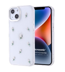 Microsonic Apple iPhone 14 Kılıf PrettyCharm Tulip (Yeşil)