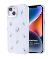 Microsonic Apple iPhone 14 Kılıf PrettyCharm Tulip (Yeşil)