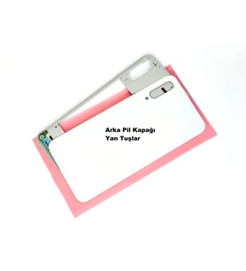Tkgz Samsung Galaxy A50S A507 kasa Arka Pil Batarya Kapağı BEYAZ