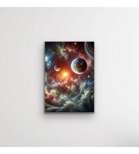 Gezegenler Kanvas Tablo 70x100cm