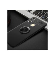 Huawei Honor 8A Uyumlu Kılıf Zore Ravel Silikon Kapak (Siyah)
