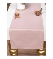Pamuklu Amerikan Servis Pudra Pembe Renkli Masa Sunum Runner 40x170 (Çok Renkli)