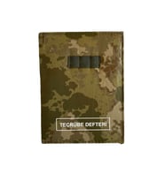 Askeri TECRUBE DEFTERİ Kamuflaj Renk14x20 cm Ölçülerinde