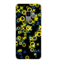 Samsung Galaxy S9 Kapak  Semboller Tasarımlı Şeffaf Silikon Kılıf