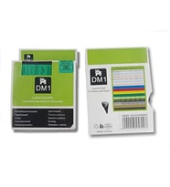PUUN®Dymo 45809 Yeşil Üzerine Siyah Muadil Etiket (Çok Renkli)