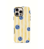 iPhone 16 Pro Max Vorian Çift Katmanlı Kılıf Blueberry Sun Stripe