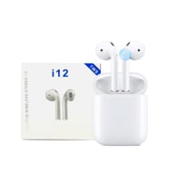 i12 TWS Bluetooth 5.1 Dokunmatik Kulak İçi Kulaklık Beyaz