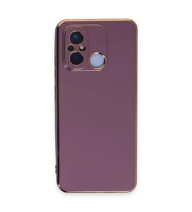 Xiaomi Redmi 12c Kılıf Volet Silikon - Mor