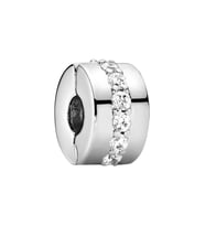 Nur Silver Taşlı Durdurucu Gümüş Charm NUR-BL00099