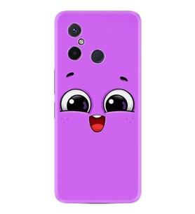 Xiaomi Redmi 12C Kılıf Silikon Desen Özel Seri Purple Sweety 1717