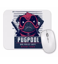 Deadpool Pugpool Köpek Mouse Pad