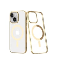 Newface Apple iPhone 14 Plus Kılıf Element Magneticsafe Sert Kapak - Gold