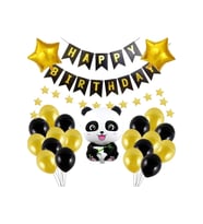 Çıtıpıtıstore Panda Folyo Balonlu Balon Set