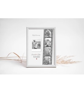 Yıl Dönümü 5 Fotoğraflı 20 X 30 Çerçeve (Beyaz)