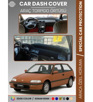HONDA CIVIC EF (1988-1991) Torpido Örtüsü Torpido Koruma Tam Uyum Çatlamayı Önler Kolay Montaj