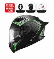 FF871 Exorcism Motosiklet Kaskı Spoiler Mod Full Face Kask