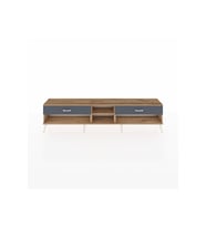 Arges TV Ünitesi Tek Raflı 2 Çekmeceli  220x30x51 Çam-Çam/Antrasit
