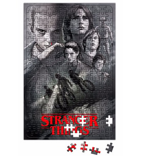 Stranger Things Black Puzzle 240 Parça Yapboz
