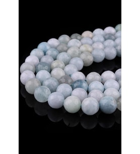 10 MM Faset Kesim Akuamarin Taşı Dizi - TAS-2621 (Mavi)