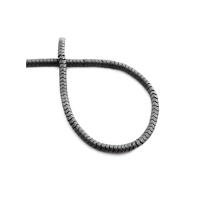 Hematit Doğal Taş Mat Gri Rondela Kesim 4x2mm Dizi [AA]