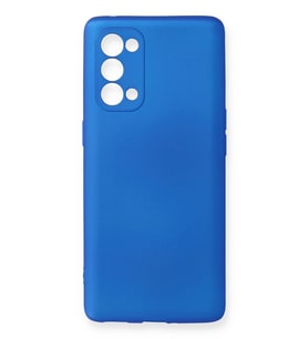 Durukar® Reno 5 Pro Kılıf First Silikon - Mavi