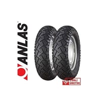 Rks Spontini Ön Arka Lastik Takımı Arka 3/50/10 -Ön 90/90/12 Anlas Mb80 -Arasmoto (Siyah)