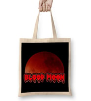 Blood Moon Eclipse Lunar Bez Çanta Uzun Saplı