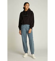 Calvin Klein CHENILLE MONOLOGO HOODIE Kadın Siyah Sweatshirt J20J224170-BEH