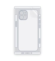 SChitec Apple iPhone 12 Mini Uyumlu Fullbody Arka Kaplama Hidrojel Koruyucu Film