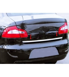 Skoda SuperB Krom Bagaj Alt Çıtası 2008-2015 Arası Paslanmaz Çelik