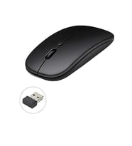 Kablosuz Mouse Fare Şarjlı Bluetooth Wireless Çift Modlu Sessiz
