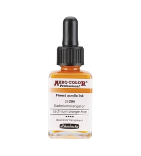 Schmincke Aero Color Akrilik Mürekkep 28 ml 204 Cadmium Orange Hue