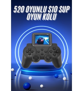 Northcity 2.4 İnç Ekranlı 520 Oyunlu Retro Temalı Kablosuz Oyun Kolu - Taşınabilir ve Ergonomik